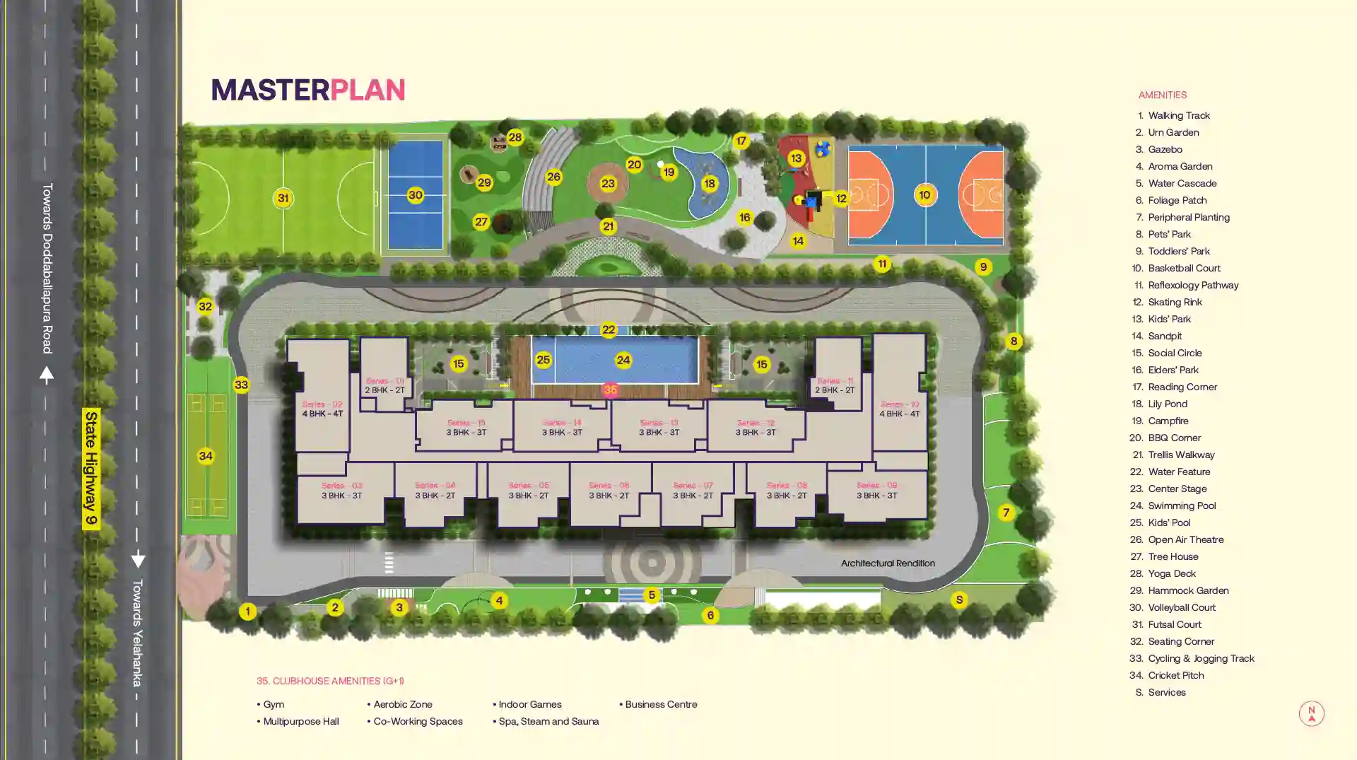 Century Liva Yelahanka Master Plan